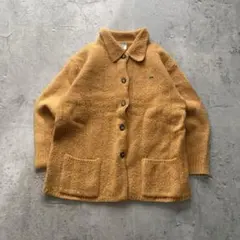 70’s~ ラコステ 文字ワニ 刺繍タグ 古着 ニット カーディガン ロゴ