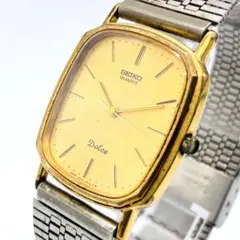 新品電池 SEIKO ドルチェ ゴールド スクエア ヴィンテージ 腕時計