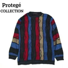 Protege COLLECTION 3Dニット USA製 ストライプ 派手柄のサムネイル