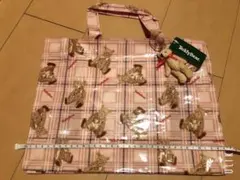 テディベア　バック　トートバッグ　くま　キーホルダー付き