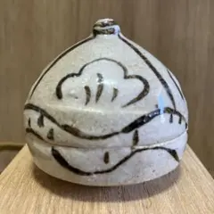 織部風香合南瓜印南窯井上方竹作ハロウィン茶会