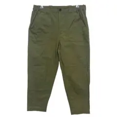 ハウ パンツ ワイドシルエット コットン100% 日本製 F ナチュラル カーキ