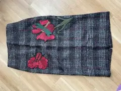 【ZARA】チェック柄タイトスカート