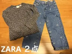 ZARA ２点　デニム　Tシャツ