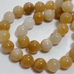 cs510/SALE！天然石◇イエロージェイド　約10mm1連