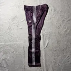【Y8529】adidas トラックパンツ　サイズM パープル