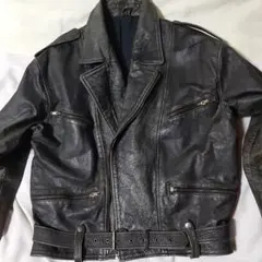 ヴィンテージ◆Echtes Lederレザーダブルライダース　　ジャケット本革