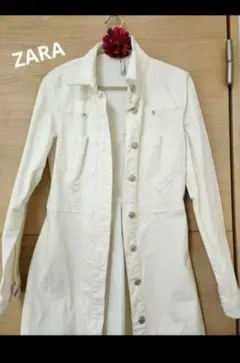 ZARA　デニムジャケット　白♥️