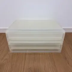無印良品 ポリプロピレン 小物収納ケース ワイド 小 2つセット