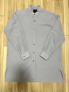 the stylist japan バンドカラー ロングシャツ