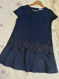 AUSTIN REED オースチンリード　花モチーフ　デザインチュニック　M