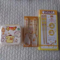 サンリオ　ポムポムプリン からあげクンコラボカトラリーセット