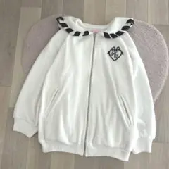 ♡Honey Cinnamon♡レースアップカラーシャギージップアップパーカー♡のサムネイル