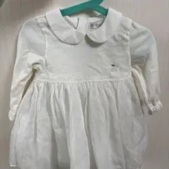 Sangobion 80cm 襟付きホワイトワンピース