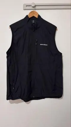ウインドブラスト ベスト Men's mont-bell XL 黒 ベスト