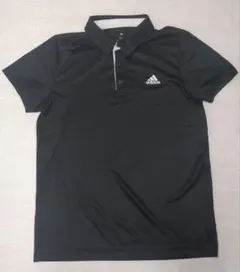 adidas アディダス ポロシャツ 半袖 黒 O 吸水速乾のサムネイル
