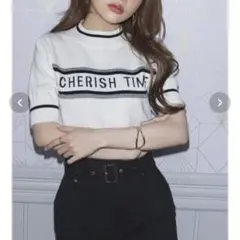 LIPSERVICE CHERISH TIME ニット FREE ホワイトのサムネイル