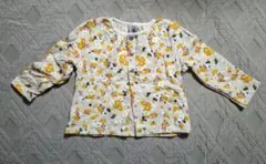 プチバトー花柄カーディガン 18m/81cm