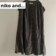 ニコアンド★リネン混　チュニック（ワンピース）薄手