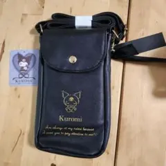Kuromi ショルダーポーチ 黒