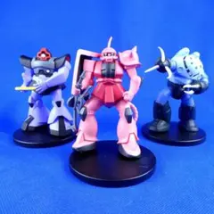 機動戦士ガンダム★シャアザク＆ズコック＆グフのセット★非売品★１９９８年★送料無
