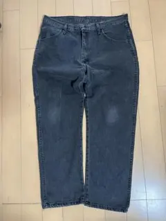 RUSTLER ダークグレー ストレートデニム