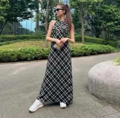 ☆美品☆DIESEL ディーゼル　ロングワンピース　変形　デザイナーズ　総柄 ☆美品☆DIESEL ディーゼル ロングワンピース 変形 デザイナーズ