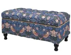 青いフットスツール レトロ風 ヴィンテージ風 かわいい 222-1497-006 青いフットスツール レトロ風 ヴィンテージ風 かわいい 222-1497-006