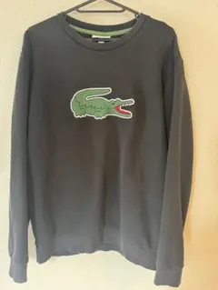 LACOSTE ブラック スウェット US L