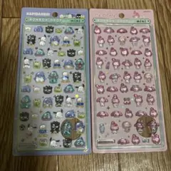 サンリオボンボンドロップシールミニ2枚セットマイメロ　はぴたんぶい正規品　新品