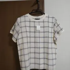新品　チェック柄 半袖Tシャツ　 ドゥ・セーのサムネイル