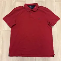 NAUTICA ポロシャツ レッド XL