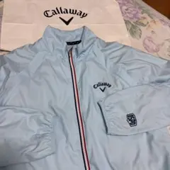 極美品サイズLL/Callaway秋冬快適ストレッチ2WAY/Wジップジャケット