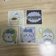 ちいかわ　ステッカーコレクション　パジャマパーティーズ　ハチワレ　くりまんじゅう