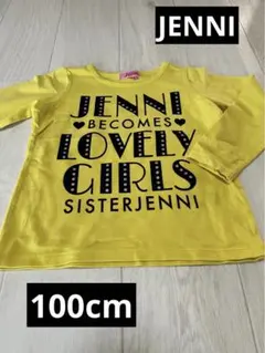 【いいね】SISTER JENNI 黄色 プリント Tシャツ 100cm