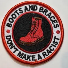BOOTS AND BRACES 刺繍パッチ SKINS スキンズ OiPUNK