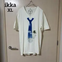 ikka イッカ 半袖 Tシャツ Vネック ホワイト XLのサムネイル