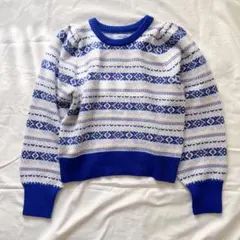 アーバンリサーチ フェアアイル柄 ニット