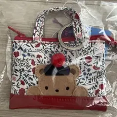 【新品未開封】 ファミリア リバティ ミニバッグチャーム 赤