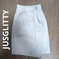 JUSGLITTY ホワイトタイトスカートのサムネイル