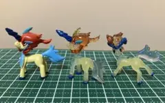 【希少】立体ポケモン図鑑 ケルディオ 3体セット クリア Pokémon