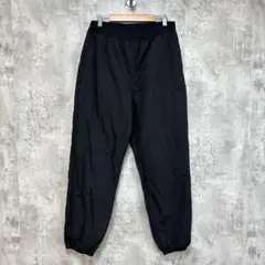 美品✨裏起毛 ナイロンジャージパンツ ブラック L ウエストゴム 紐 ポケット
