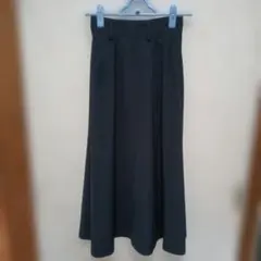 最終価格)JUMELER.黒 フレアスカート タック入り