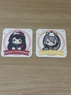 にじさんじ×サンリオ 第一弾 コースター2枚 月ノ美兎／樋口楓
