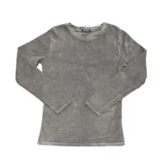 【美品】フリース グレー M