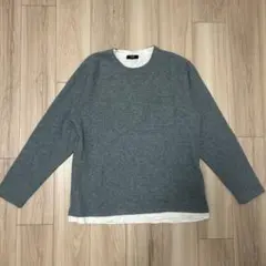 BEAMS HEART レイヤーデザインニット