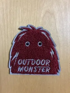 OUTDOOR MONSTER ワッペン 赤サビ