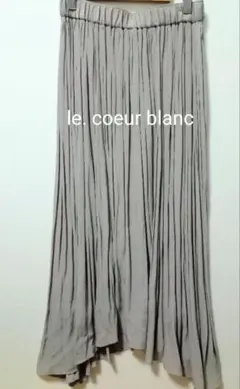 10/22セールle. coeur blanc ルクールブラン　プリーツスカート