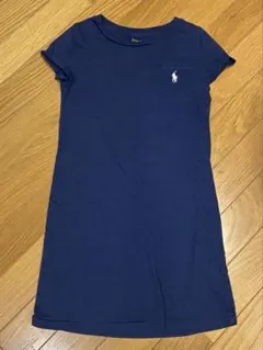 Polo Ralph Lauren ネイビー　半袖ワンピース 130