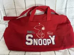 SNOOPY スヌーピー ボストンバッグ レッド